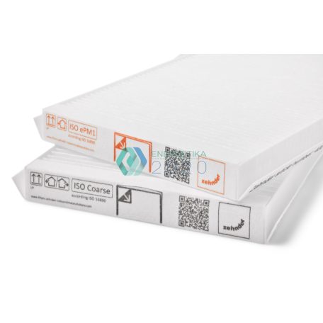 Zehnder - 30 szett Durva/ G4 + epm1/ F7 szűrő dobozban. ComfoAir Q and ComfoAir E gépekhez.
60 szűrő. Leírással.