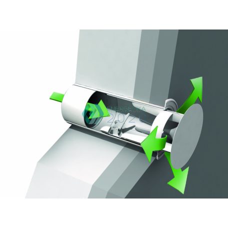 CompAir Flow Star GTS 150 rugóvisszatérítéses konyhai szagelszívó kivezető