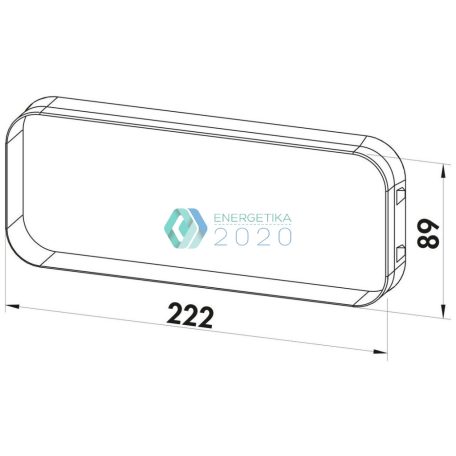 CompAir P-Turbo flow 150 thermoboxos konyhai szagelszívó kivezető - Szögletes kivezetőnyílás