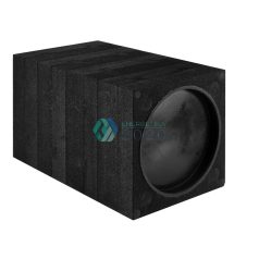   Zehnder - Négyzet keresztmetszetű fali átvezető EPP, 360 x 360 mm, Hossz = 600 mm, 2 db záródugóval elsősorban új építés esetén