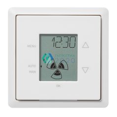   Zehnder - ComfoSense 67 vezérlőegység ComfoAir 160, 180, 200, 350 és 550 gépekhez Beleértve a fedő keretet, a burkolatot és a felületre szerelt házat