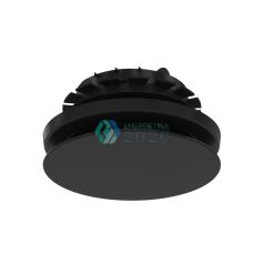   Zehnder - Luna E125 elszívott levegő tányérszelep Fekete műanyag - szűrővel