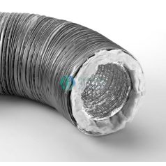   Zehnder - Alumínium flexibilis cső Szigetelt, kidobott és frisslevegőhöz. Csomagolási egység 6 méter DN 200