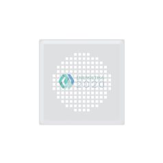   Zehnder - Négyzet design rács, elszíváshoz ComfoGrid Torino, RAL 9016