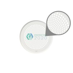   Zehnder - ComfoGrid Milano formatervezett kerek design rács - RAL 9016, matt - porfestett