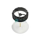 Zehnder - ComfoGrid Milano formatervezett kerek design rács - RAL 9016, matt - porfestett