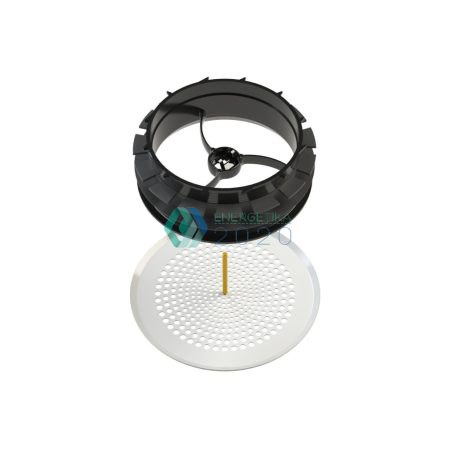 Zehnder - ComfoGrid Milano formatervezett kerek design rács - RAL 9016, matt - porfestett