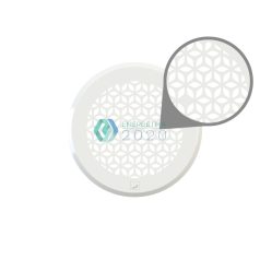   Zehnder - ComfoGrid Bologna - formatervezett kerek design rács - RAL 9016, matt - porfestett