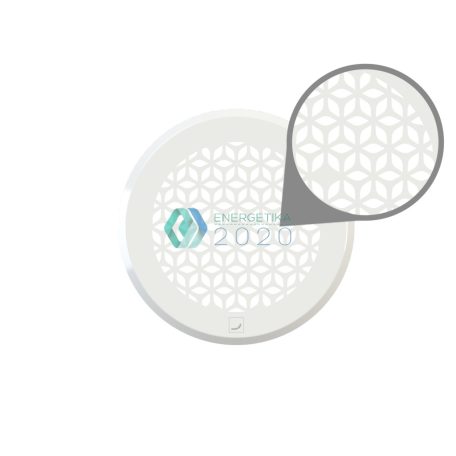 Zehnder - ComfoGrid Bologna - formatervezett kerek design rács - RAL 9016, matt - porfestett