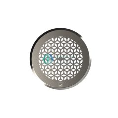   Zehnder - ComfoGrid Bologna - formatervezett kerek design rács - rozsdamentes acél