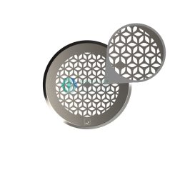   Zehnder - ComfoGrid Bologna - formatervezett kerek design rács - rozsdamentes acél