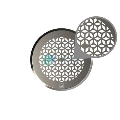 Zehnder - ComfoGrid Bologna - formatervezett kerek design rács - rozsdamentes acél