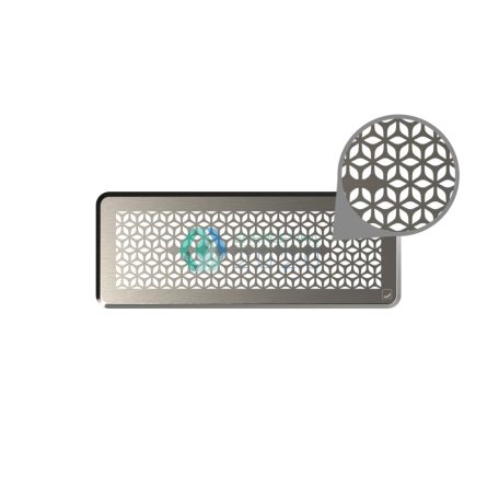 Zehnder - ComfoGrid Bologna formatervezett design rács - rozsdamentes acél