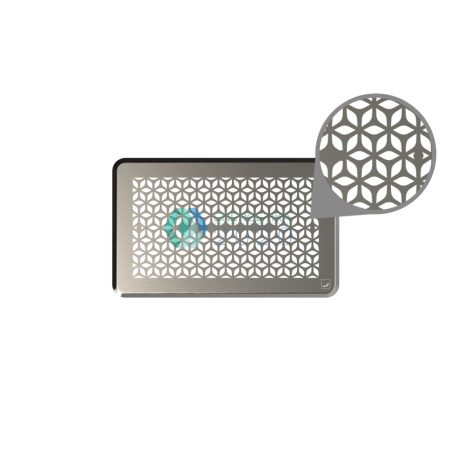 Zehnder - ComfoGrid Bologna formatervezett design rács - rozsdamentes acél