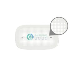   Zehnder - ComfoGrid Zaffiro formatervezett design rács - RAL 9016, matt - porfestett