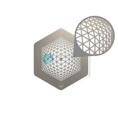   Zehnder -Zehnder ComfoGrid Rubino formatervezett design rács - rozsdamentes acél