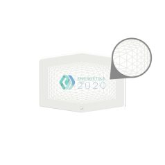   Zehnder - ComfoGrid Rubino formatervezett design rács - RAL 9016, matt - porfestett