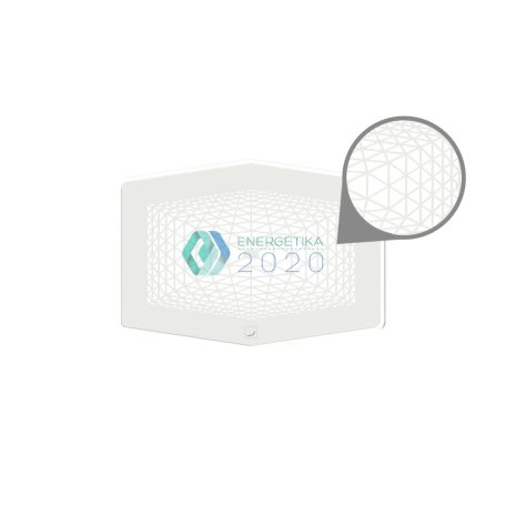 Zehnder - ComfoGrid Rubino formatervezett design rács - RAL 9016, matt - porfestett