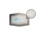 Zehnder - ComfoGrid Rubino formatervezett design rács - rozsdamentes acél