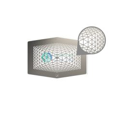   Zehnder - ComfoGrid Rubino formatervezett design rács - rozsdamentes acél