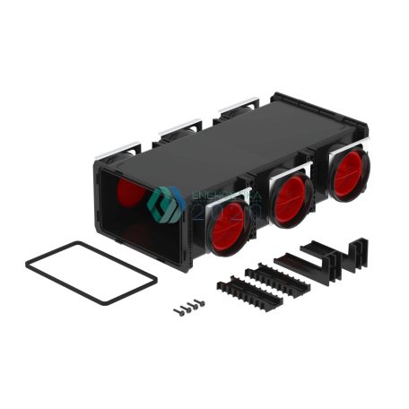 Zehnder - ComfoCube Flex 6xDN90 modul Minimális szerelési mélység: 162 mm