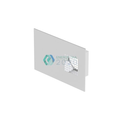 Zehnder - ComfoEdge Dupla kombinált külső fali rács left, Horganyzott acél test, rozsdamentes fedőlemez. Csatlakozás DN 125, max. 120 m³/h névleges légáram