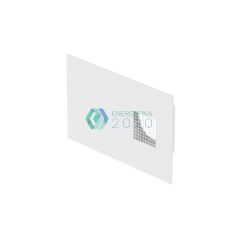   Zehnder - ComfoEdge Dupla kombinált külső fali rács bal oldali frisslevegő csatl. Horganyzott acél test, RAL9016 fedőlemez. Csatlakozás DN 160, max. 270 m³/h névleges légáram