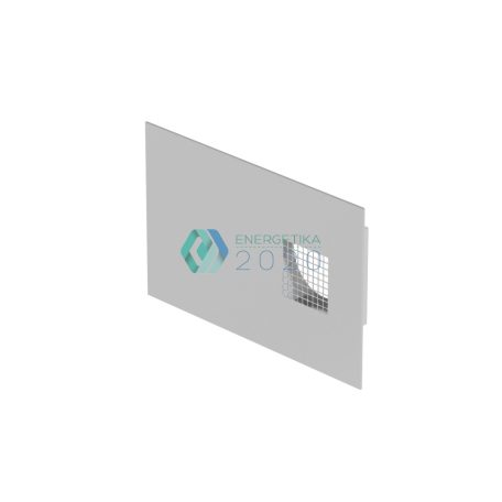 Zehnder - ComfoEdge Dupla kombinált külső fali rács bal oldali frisslevegő csatl. Horganyzott acél test, rozsdamentes fedőlemez. Csatlakozás DN 160, max. 270 m³/h névleges légáram