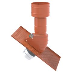 Zehnder - Tetőátvezető DN 160 piros, RAL 8004